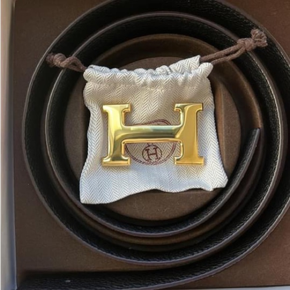 Reversible men’s Hermes belt